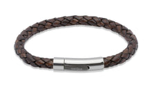 Load image into Gallery viewer, Leather Bracelet with Stainless Steel Clasp  B170

