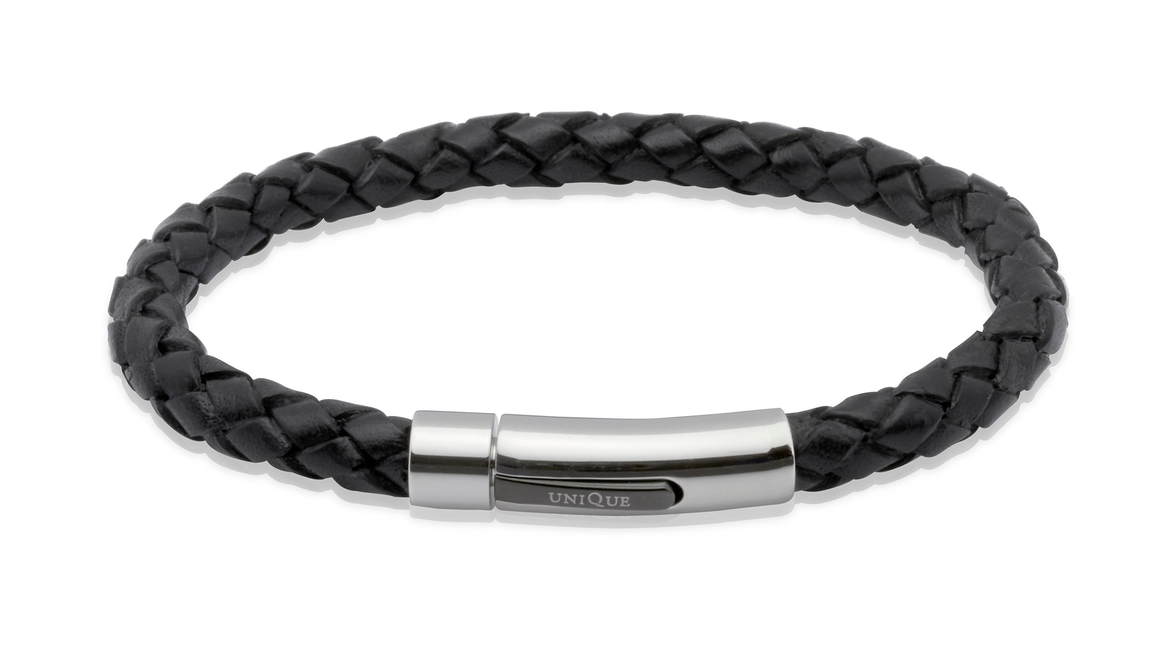 Leather Bracelet with Stainless Steel Clasp  B170