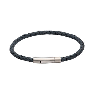 Leather Bracelet with Stainless Steel Clasp b444/b503