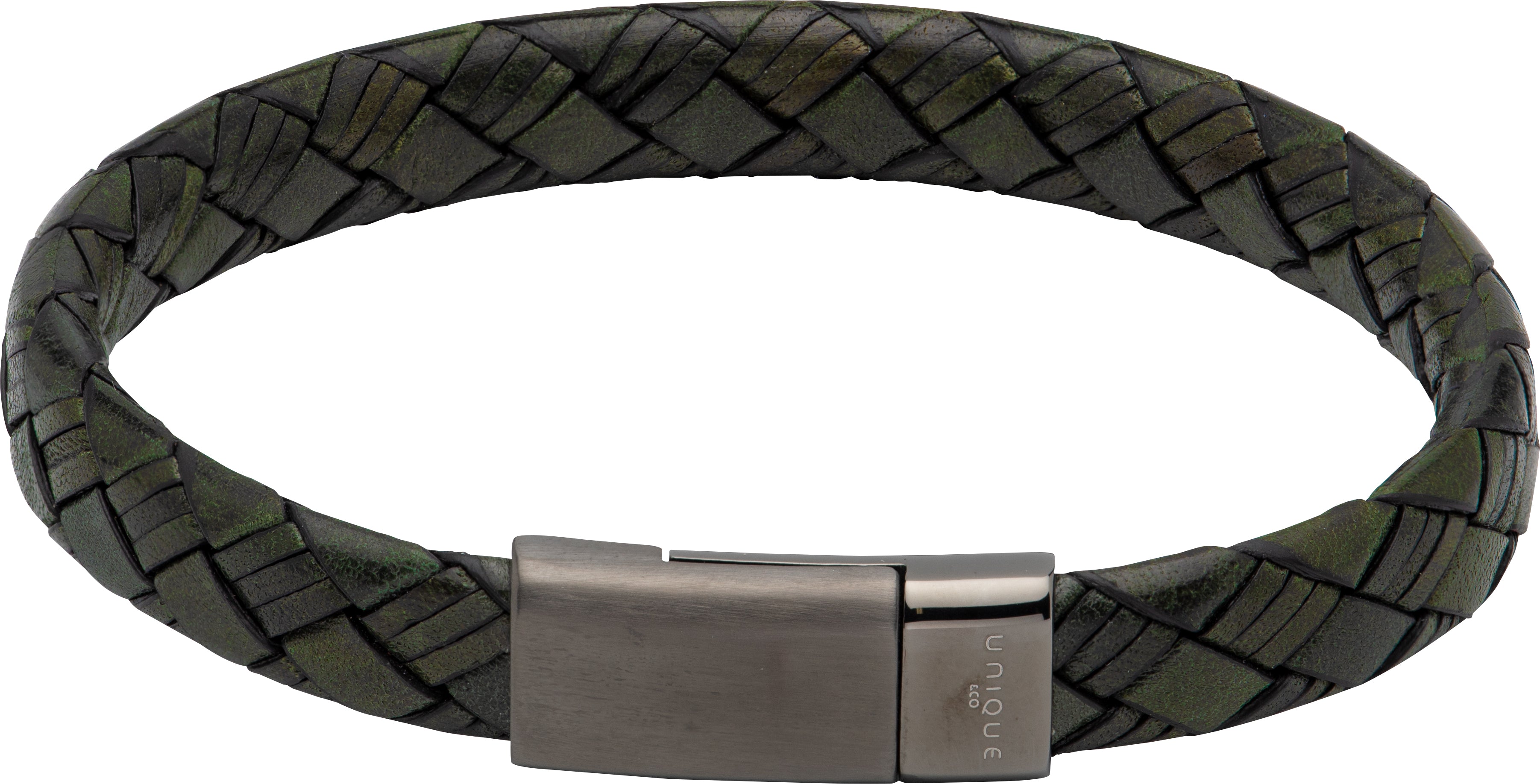 Leather Bracelet with Stainless Steel Clasp  B477/b475 B496