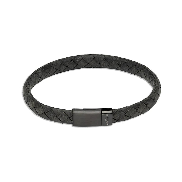 Leather Bracelet with Stainless Steel Clasp  B477/b475 B496