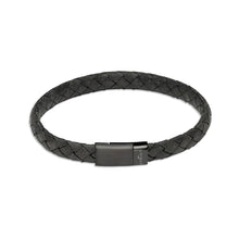 Load image into Gallery viewer, Leather Bracelet with Stainless Steel Clasp  B477/b475 B496
