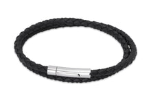 Load image into Gallery viewer, Leather Bracelet with Stainless Steel Clasp B62
