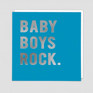 Redback Cloud Nine Card-BABY BOYS ROCK