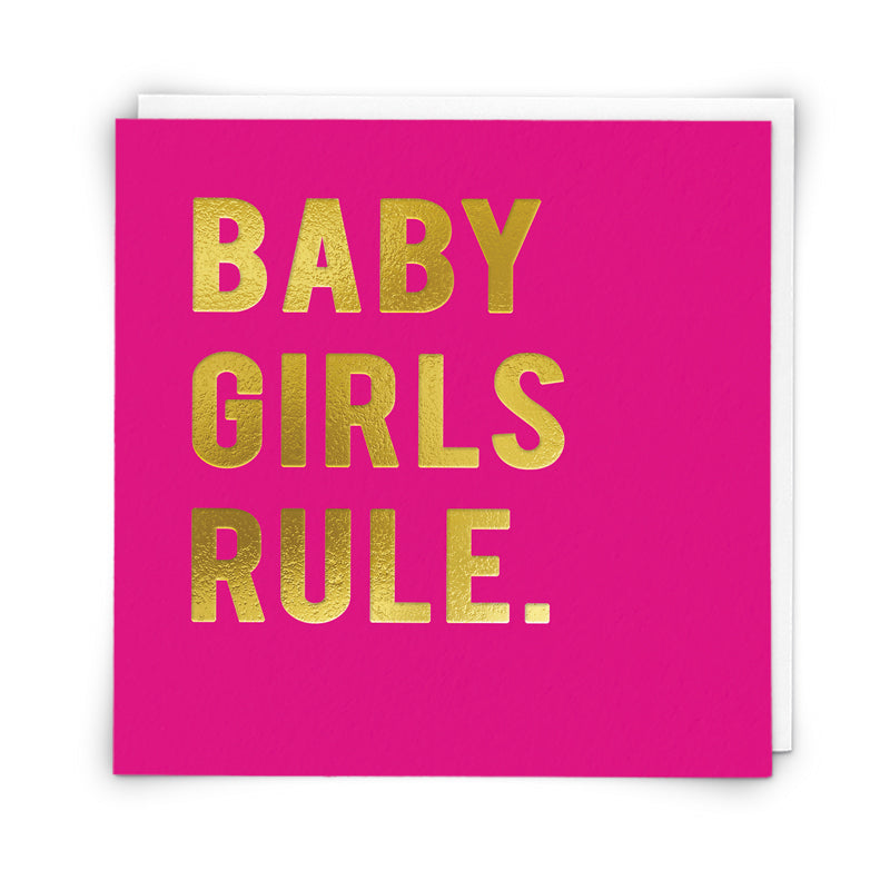 Redback Cloud Nine Card - BABY GIRLS RULE