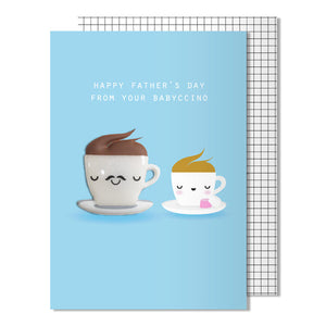 Happy Father's Day From Your Babyccino magnet card