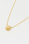Minimal Daisy Pendant- GOLD PLATED