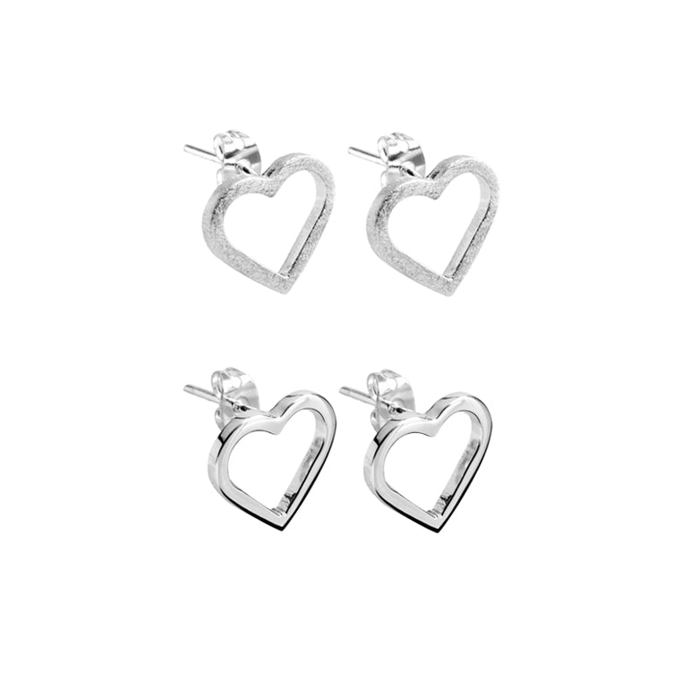 Chris Lewis Eternity Hearts studs