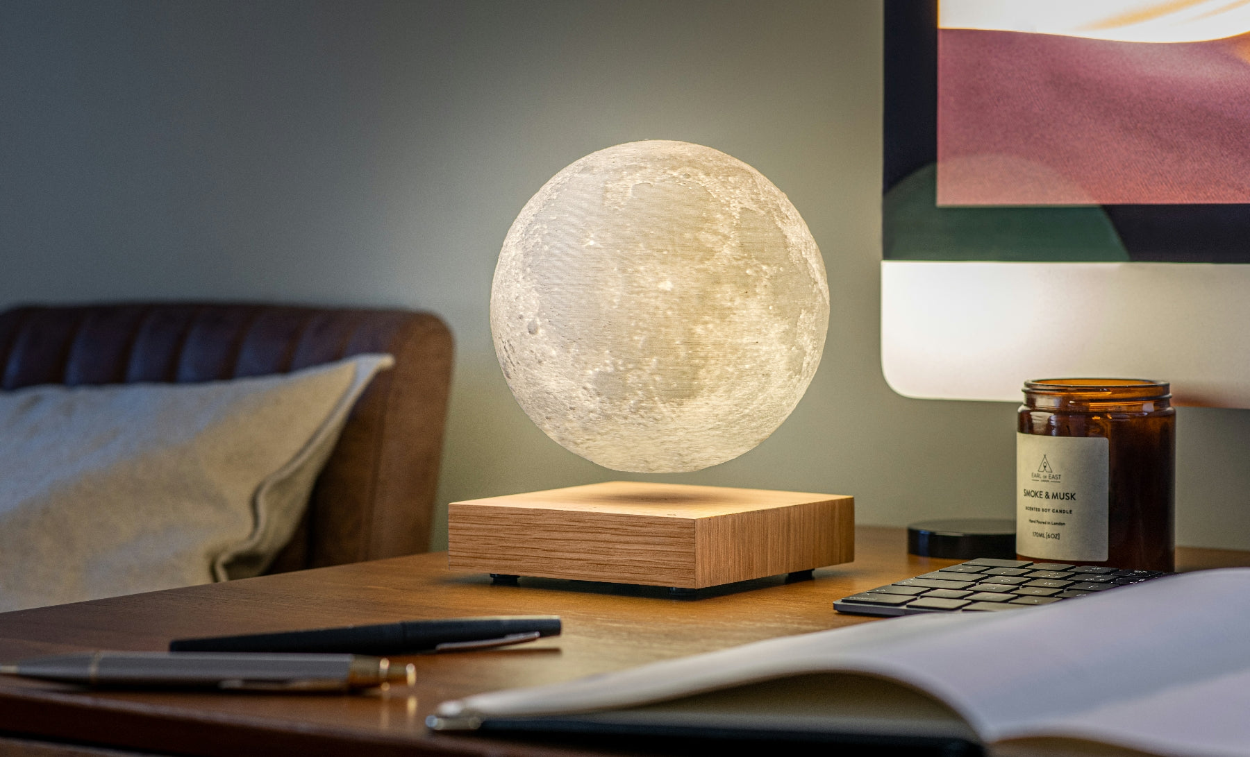 Moon Lamp -Smart Levitating - Gingko Design