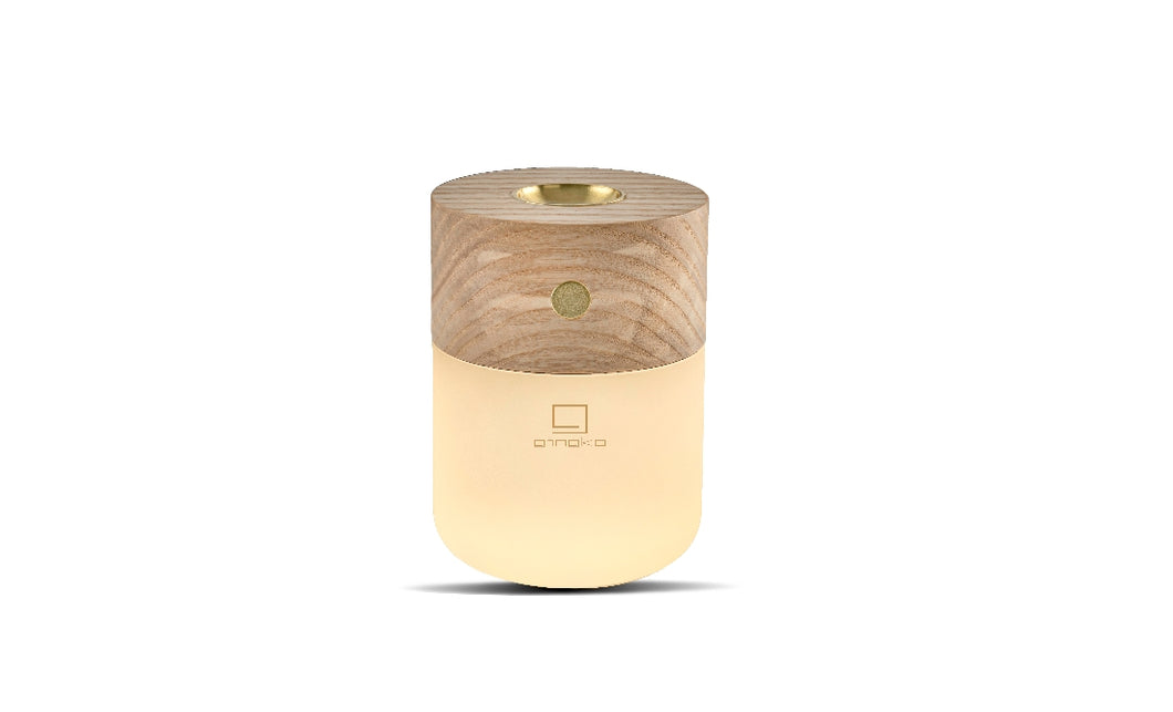 Smart Diffuser Lamp (Natural Wood)