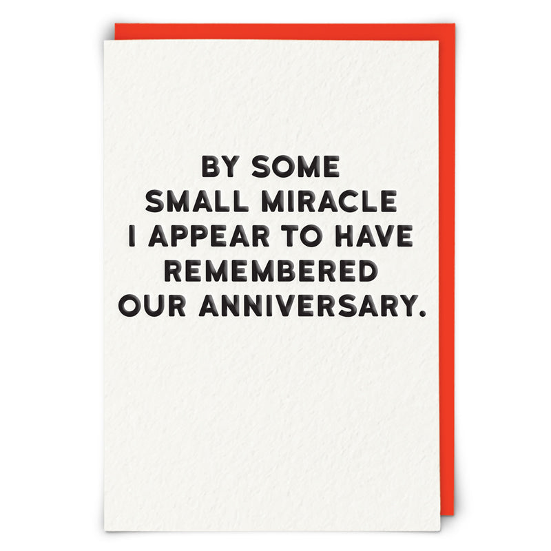Redback Holy Flaps Card- anniversary