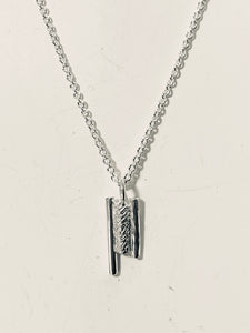 Chris Lewis tube and lines necklace