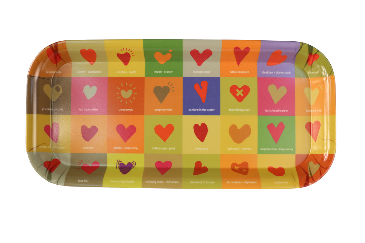 Peak District f– Hearts of the Park –  tray