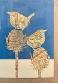 Sheffield map/birds card- WRENS
