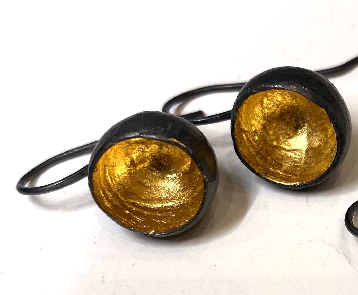 Jennie Gill drop cups earrings