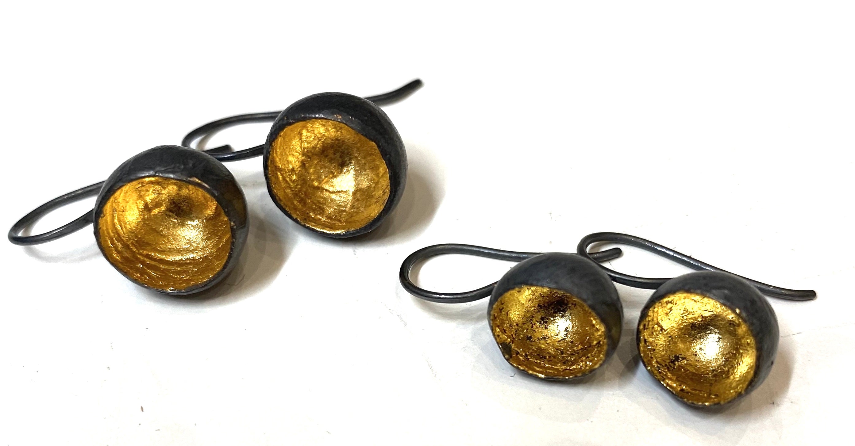 Jennie Gill drop cups earrings