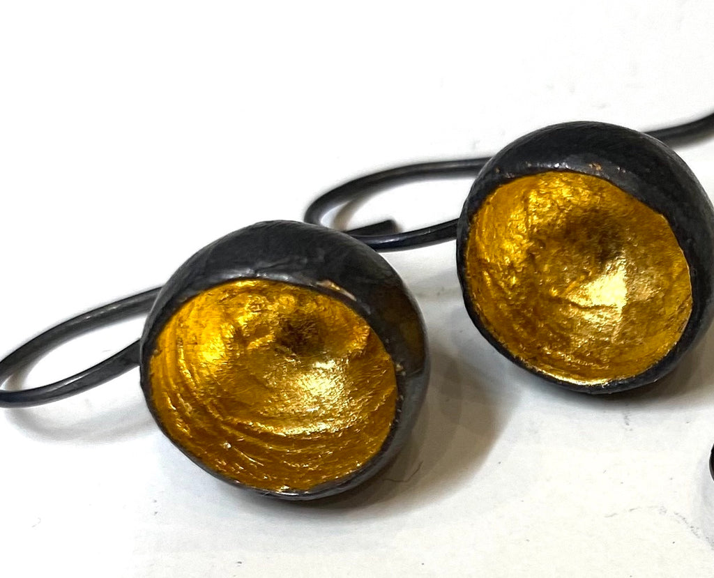 Jennie Gill drop cups earrings