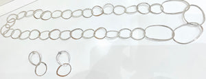 Chris Lewis hammered long Helen necklace