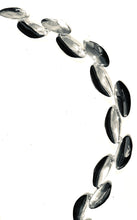 Load image into Gallery viewer, Chris Lewis polished Sterling silver set oval necklace
