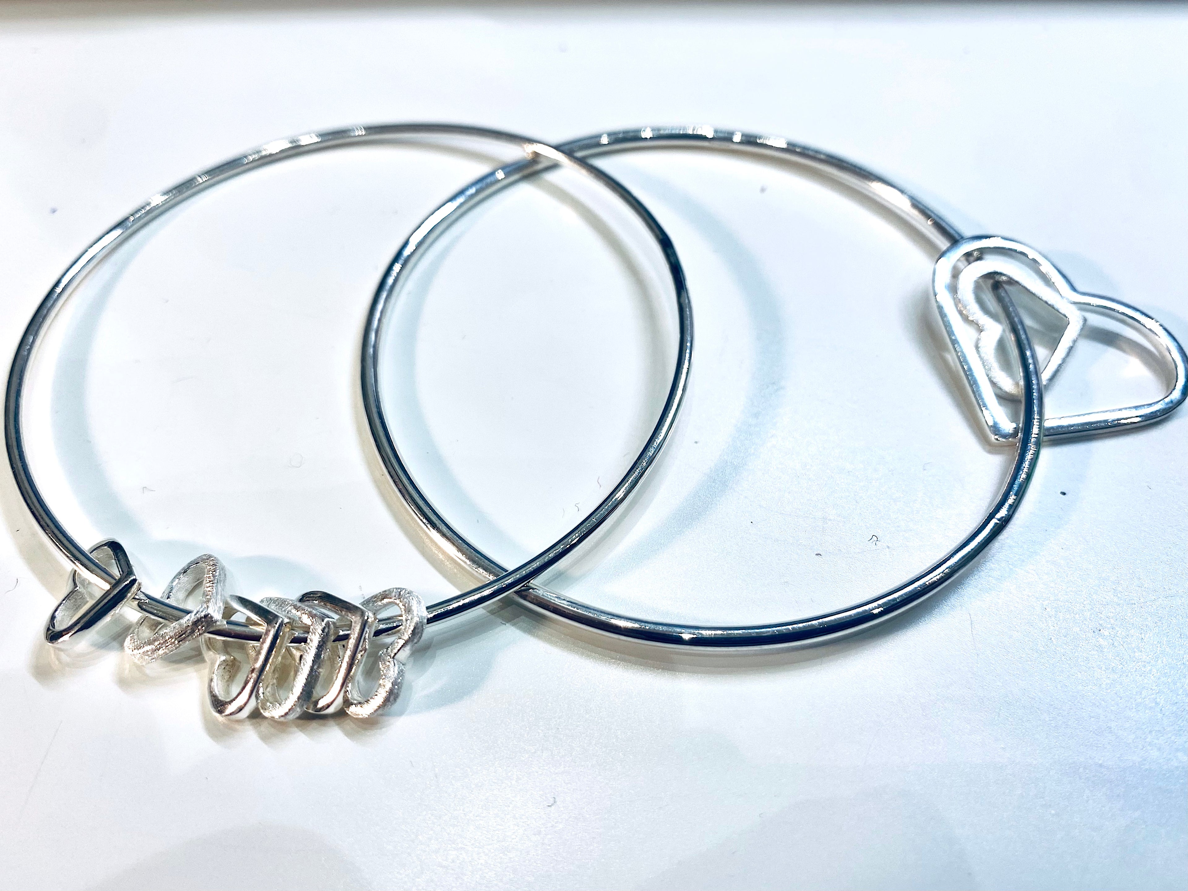 Chris Lewis Eternity Hearts bangles