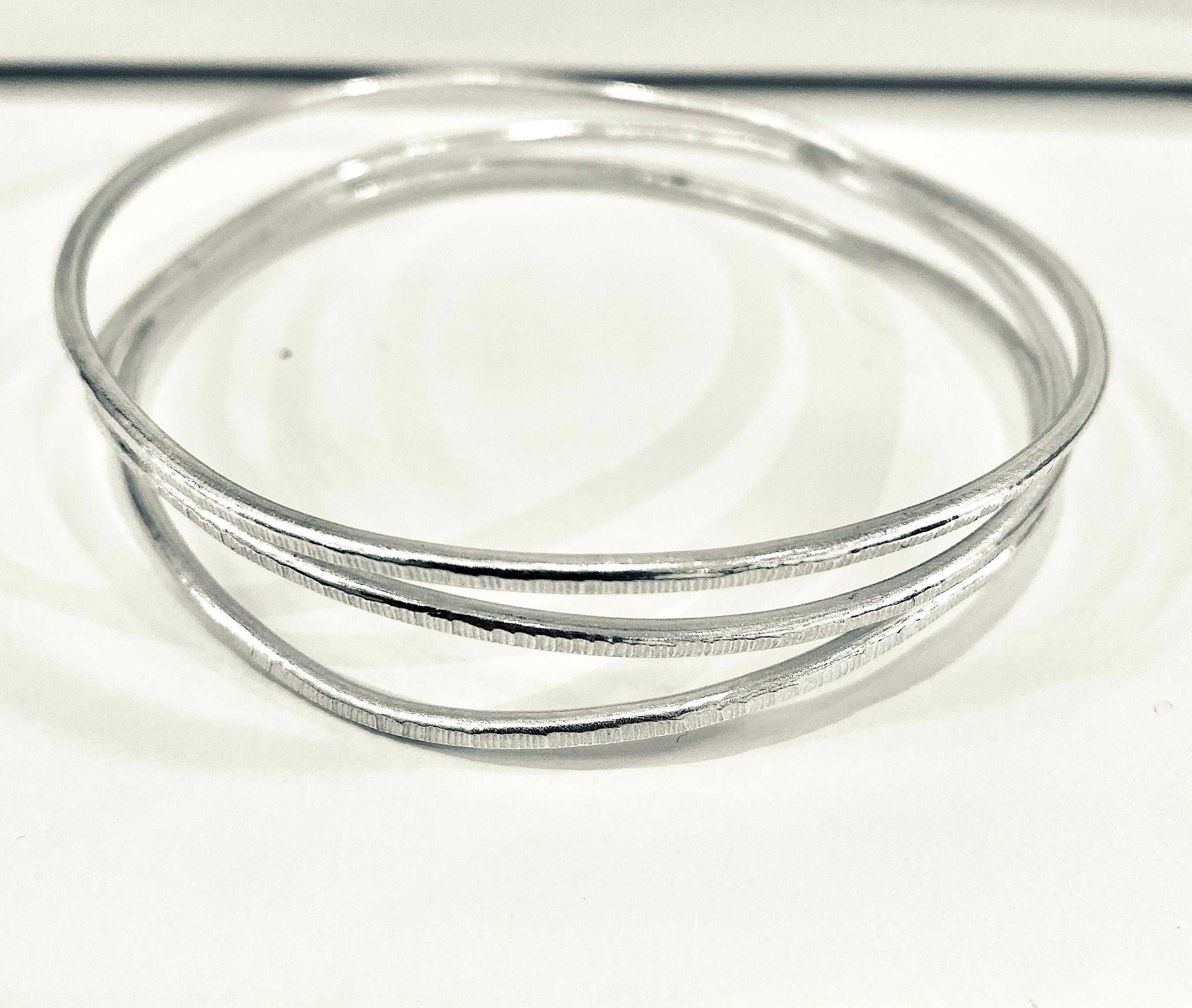 Adele Taylor Sterling silver bangle