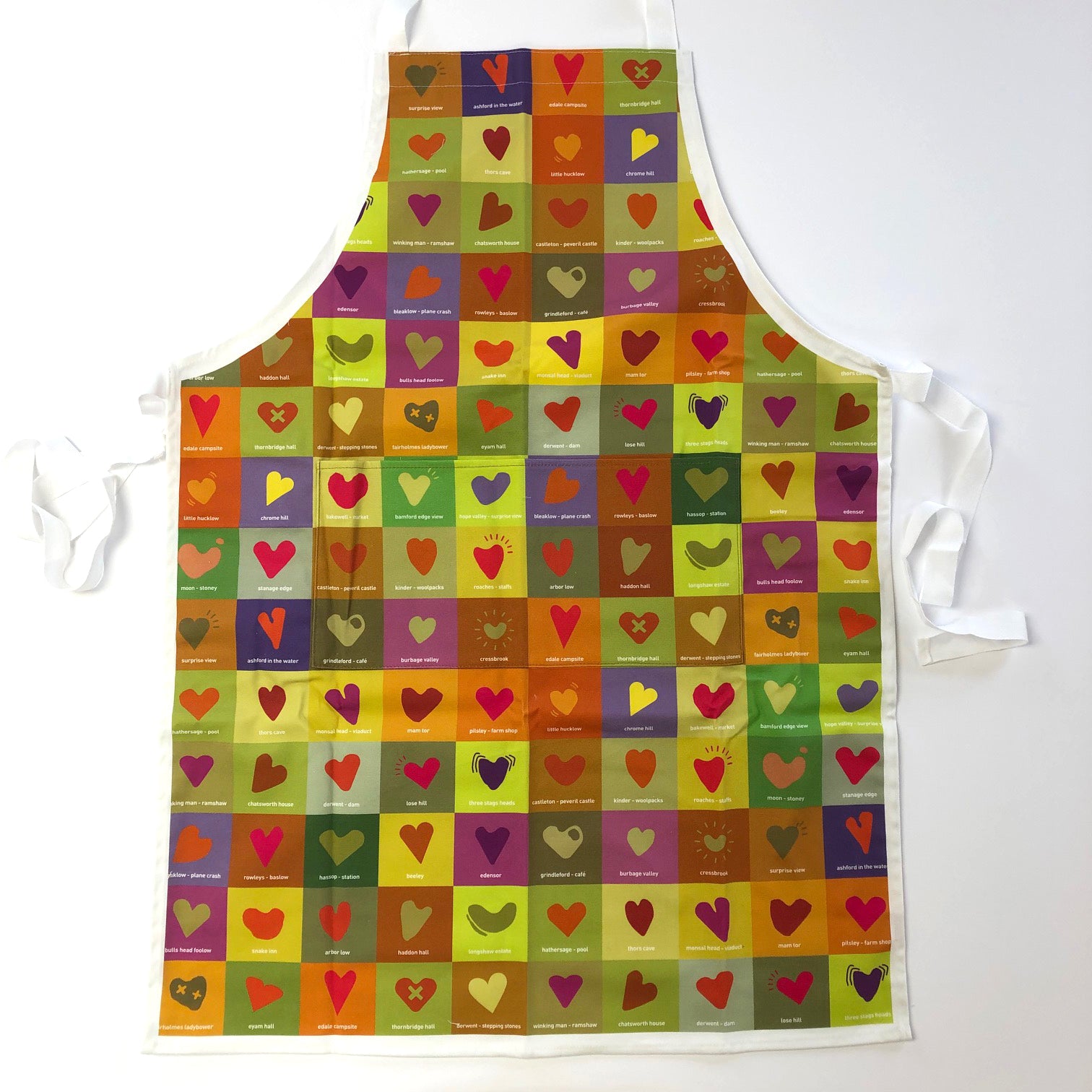 Peak District Apron- Hearts of the Park