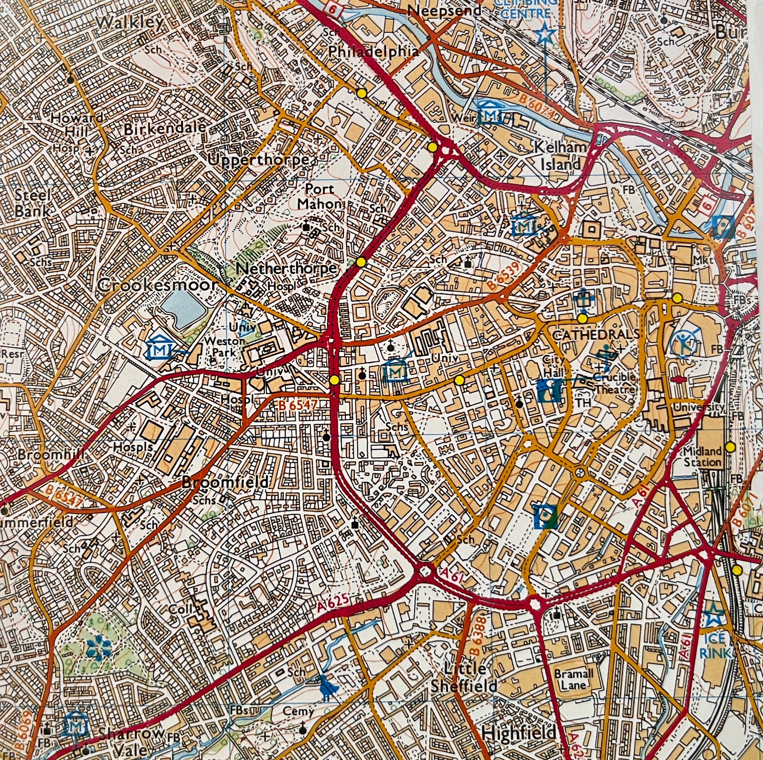 Sheffield Map card