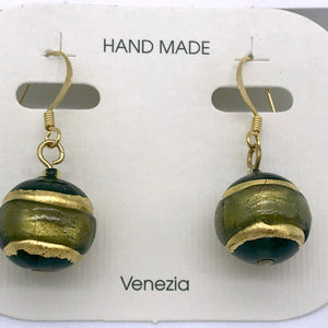Murano glass Berenice earrings Green