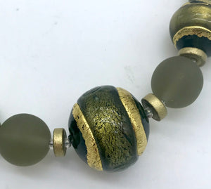 Murano glass Necklace Berenice Green
