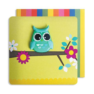 Owl magnet card