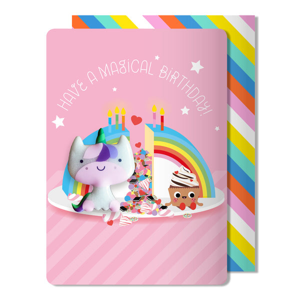 Have A Magical Birthday magnet card