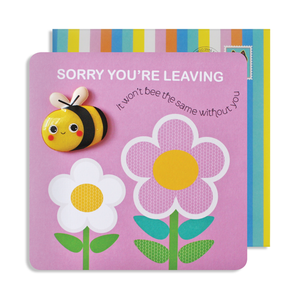 Jelly Magnet Leaving Bee Card