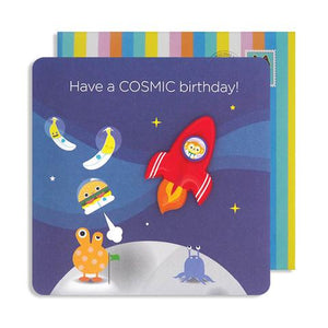 Jelly Magnet cosmic birthday Card