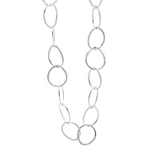 Load image into Gallery viewer, Chris Lewis hammered long Helen necklace
