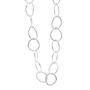 Chris Lewis hammered long Helen necklace