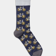 Load image into Gallery viewer, Socks bikes Navy- 8-11

