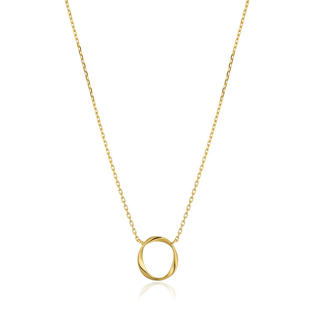 Swirl Necklace - Gold