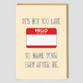 Redback CARD-Baby name