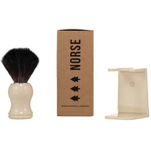 Load image into Gallery viewer, Shaving Brush and Stand - Ivory
