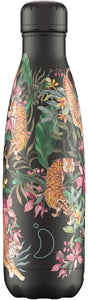 Chilly Bottle 500ml Floral Jungle Tigers