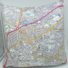 Load image into Gallery viewer, Sheffield map cushions
