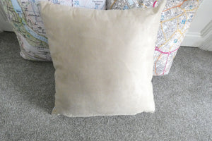 Sheffield map cushions