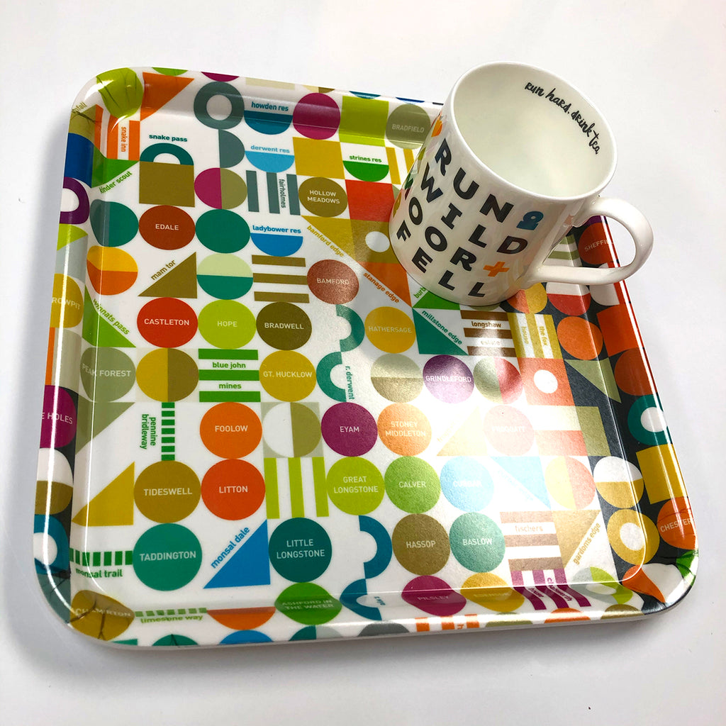 Peak District map tray