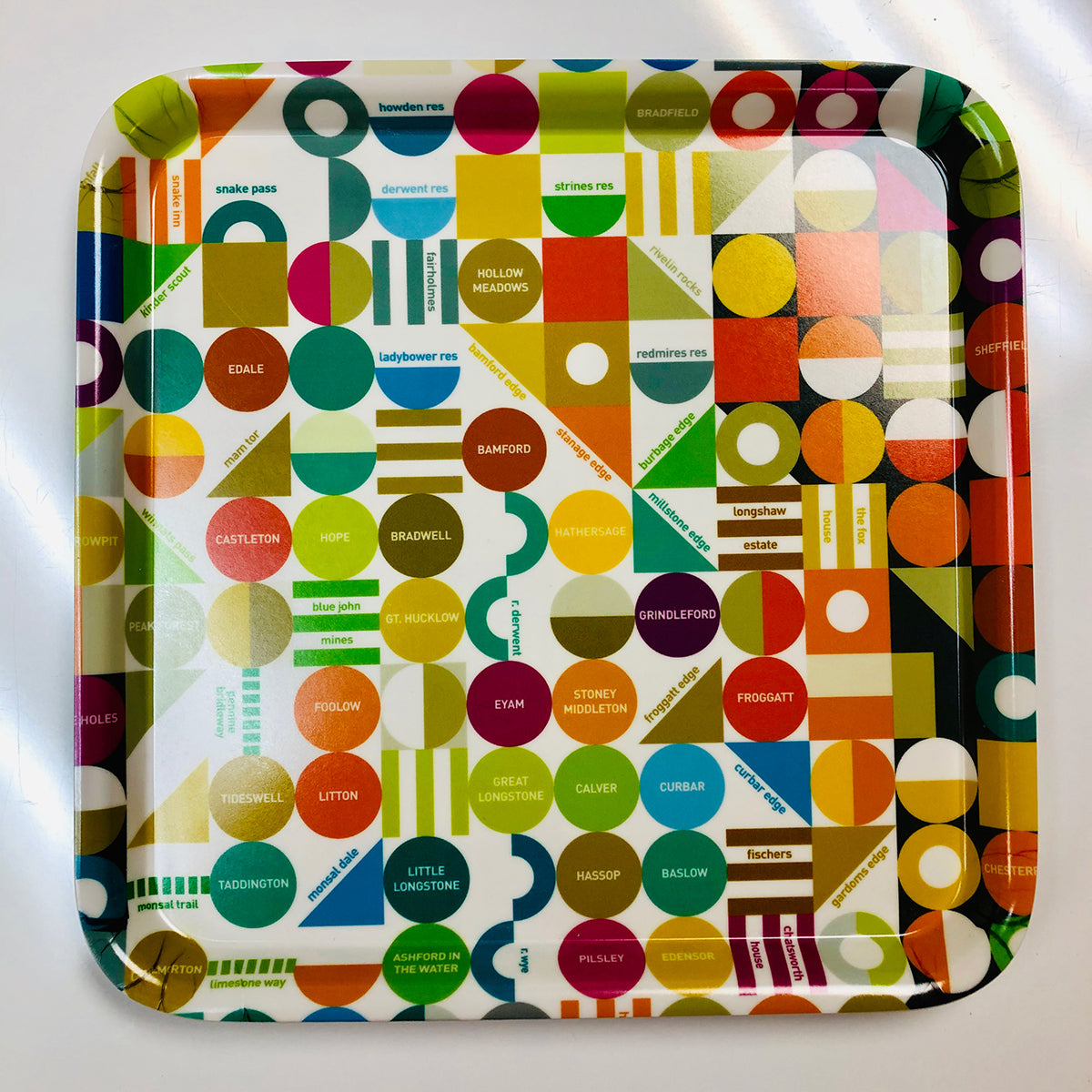 Peak District map tray
