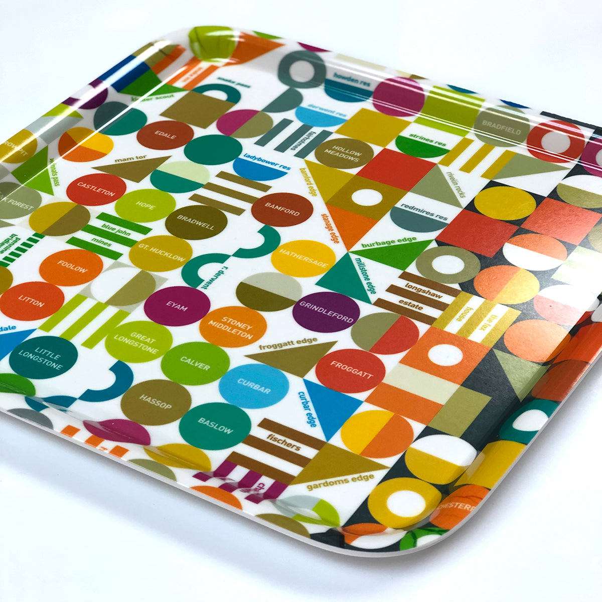 Peak District map tray