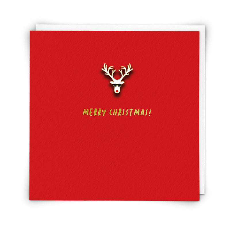 Redback Pin Card- REINDEER Merry Christmas!