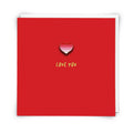 Card with a Pin- LOVE YOU