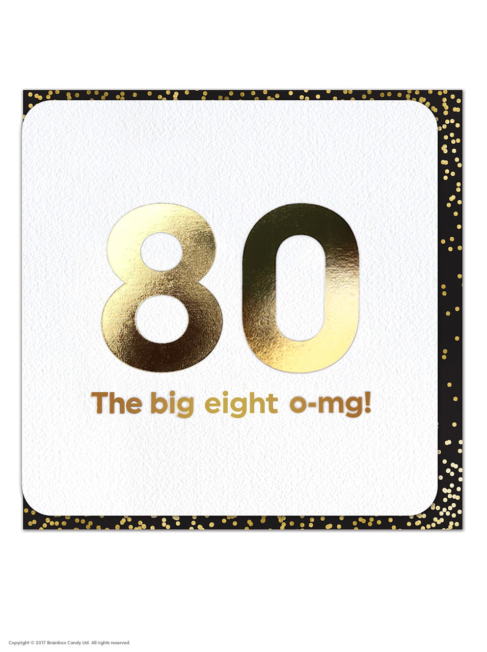 Birthday (Gold Foiled) Age Card