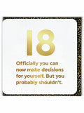 Birthday (Gold Foiled) Age Card