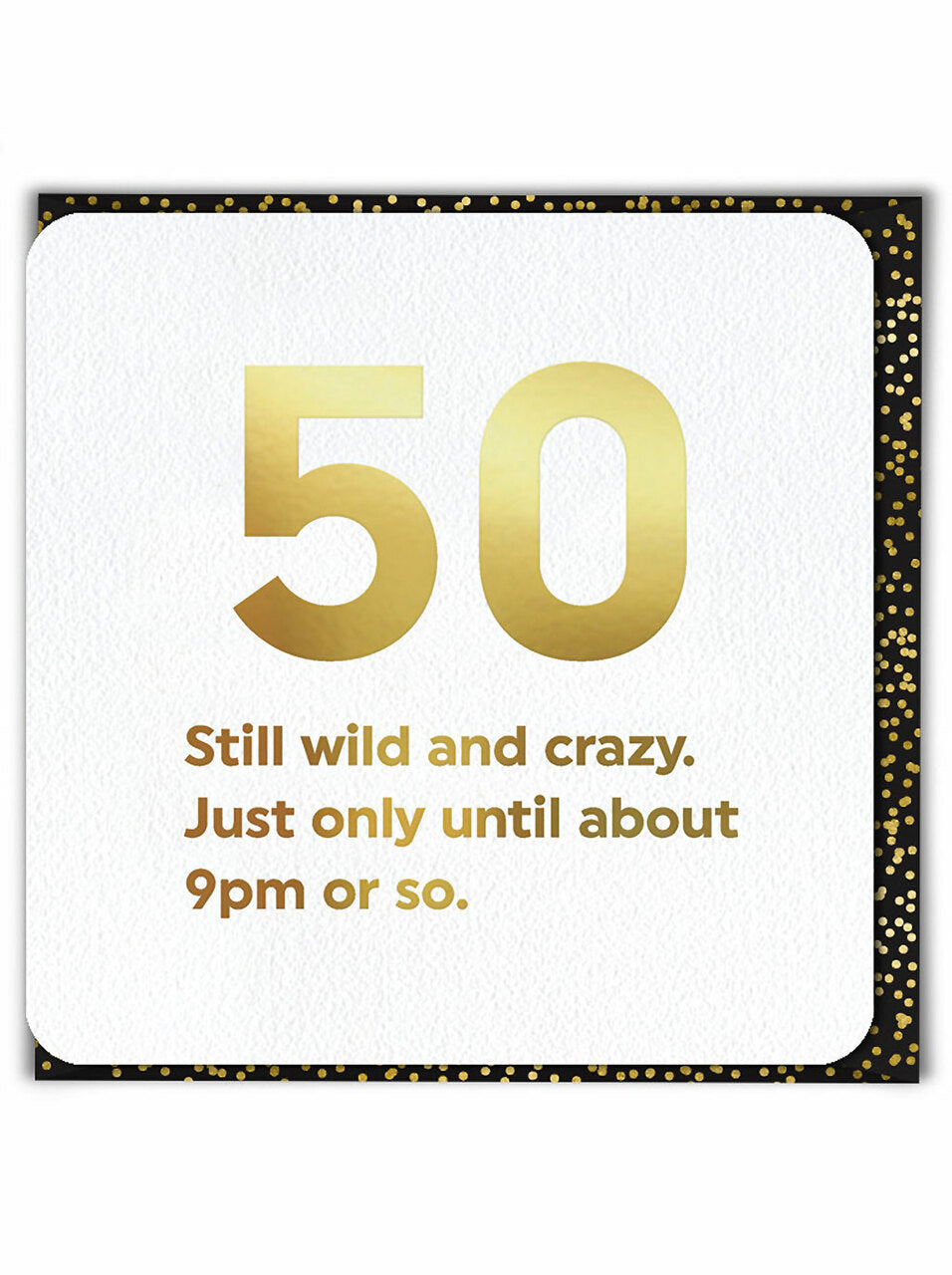Birthday (Gold Foiled) Age Card